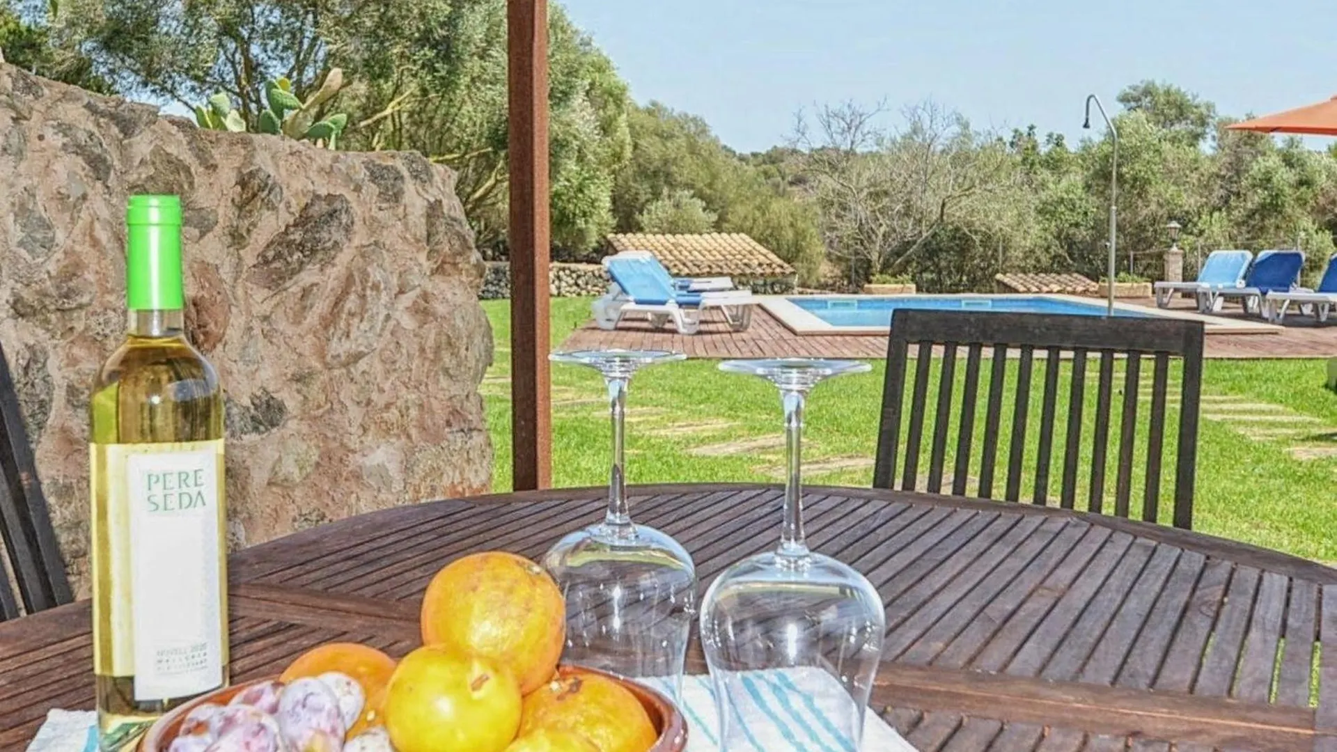 펜션 Gemuetlich Eingerichtetes Landhaus Mit Pool In Der Naehe Von Porto Cristo 마나코르